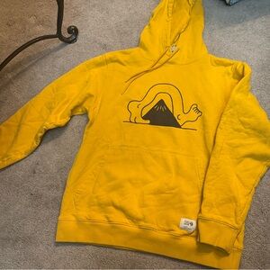 Mountain Hardwear Yellow Graphic Hoodie